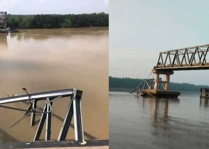 6 Warga Muba Dikabarkan Jadi Korban Hilang Jembatan Lalan Ambruk