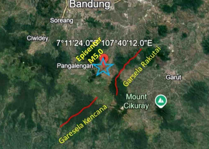 Gempa Susulan Terjadi di Bandung dan Garut, Getarannya Dirasakan Warga, Segini Kekuatannya