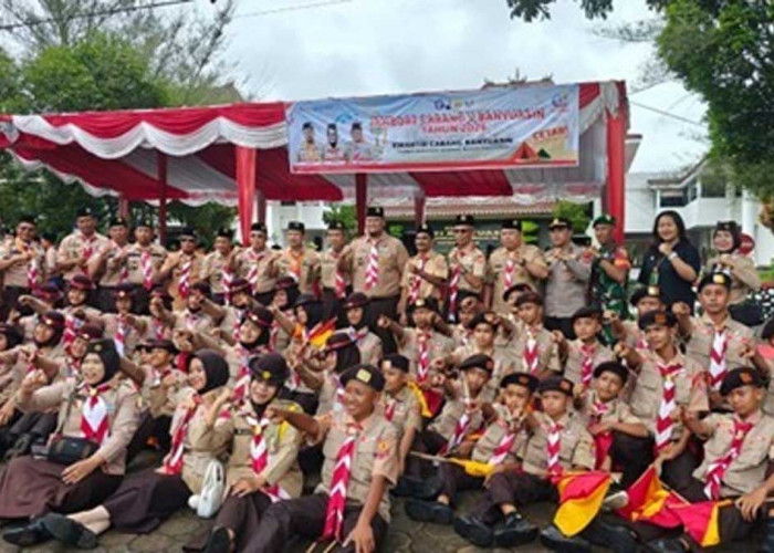 Dukung Karakter Disiplin, Kejari Banyuasin Hadiri Pembukaan Jambore Cabang V 2026