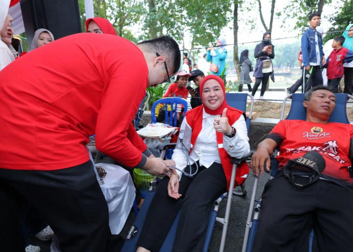 Aksi Donor Darah Warga Palembang, Strategi PMI Pastikan Stok Darah Aman