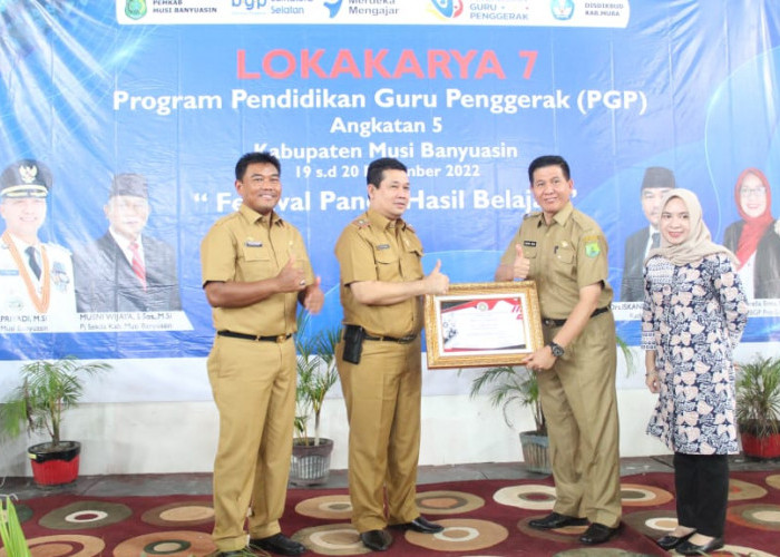 Lokakarya 7 Program Guru Penggerak  Musi Banyuasin, Saling Pamerkan Perubahan Positif