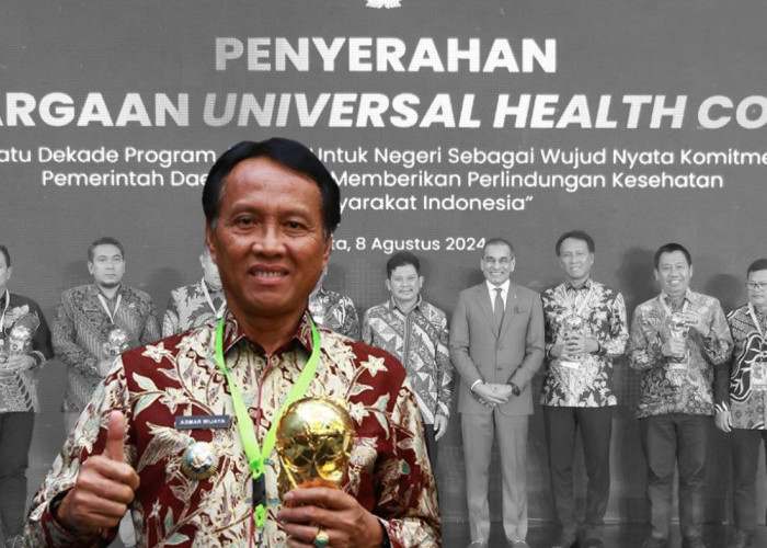 Pj Bupati OKI Dianugerahi UHC Award, Cover 97 Persen Warganya Lewat JKN-KIS