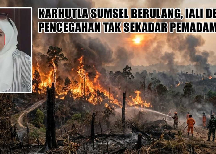 KARHUTLA SUMSEL MENGGILA! IALI Desak Pemprov Stop Cuma Padamkan Api, Urus Gambut Sebelum Kiamat Asap!