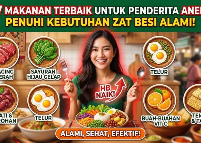 Bantu Penuhi Asupan Zat Besi, Ini 7 Makanan yang Baik Dikonsumsi Penderita Anemia