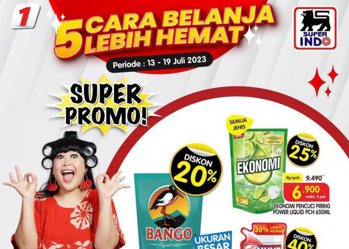 KATALOG PROMO! Cara Belanja Lebih Hemat di Superindo Hingga 19 Juli 2023