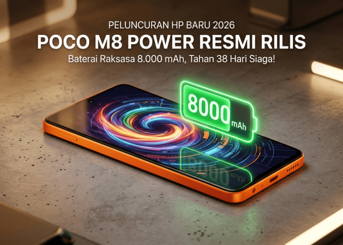 Layar Lega 6,9 Inci dan Kamera 50 MP: Ponsel Baterai Monster Terbaru dari Poco Ini Siap Gebrak Pasar Global