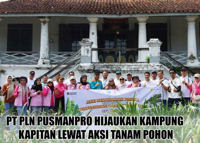 Aksi Nyata PT PLN PUSMANPRO di Kampung Kapitan Palembang, Tanam Ribuan Pohon Rayakan Hari Bumi 2026