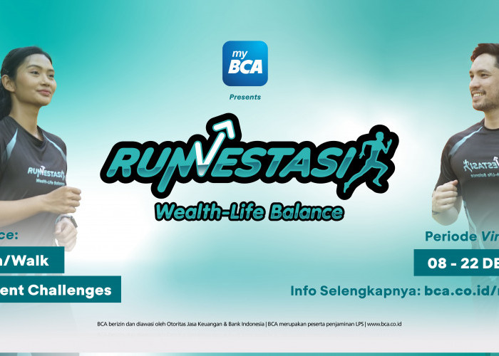 BCA Hadirkan Kompetisi Lari dan Jalan Virtual 'Runvestasi', Yuk Daftar di Sini!