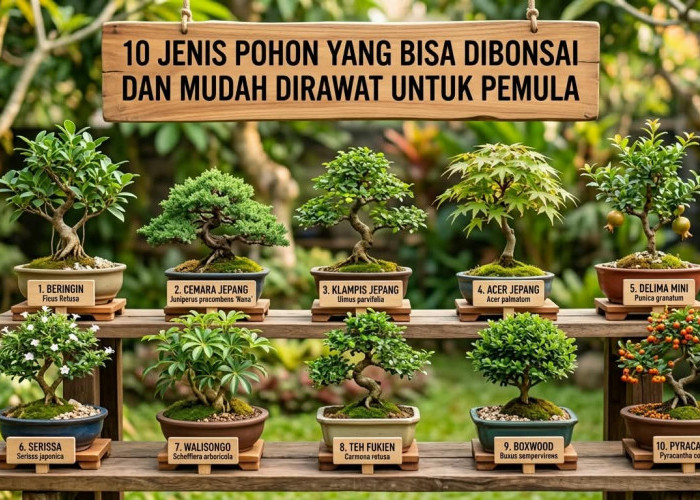 Tidak Sesulit yang Dikira: 10 Jenis Pohon Terbaik dan Paling Tangguh untuk Pemula yang Ingin Mulai Hobi Bonsai