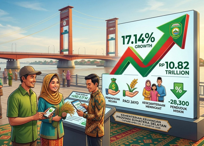 BUMI SRIWIJAYA MEMBARA! APBN Sumsel Tembus Rp10,82 T, Kemiskinan Anjlok dan Petani Makin Makmur Spektakuler!