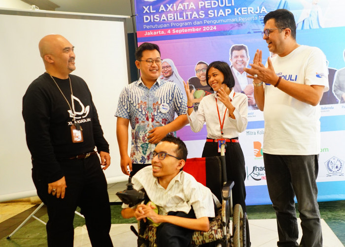 Siap Kerja, 20 Penyandang Disabilitas Ikut Program Magang di XL Axiata