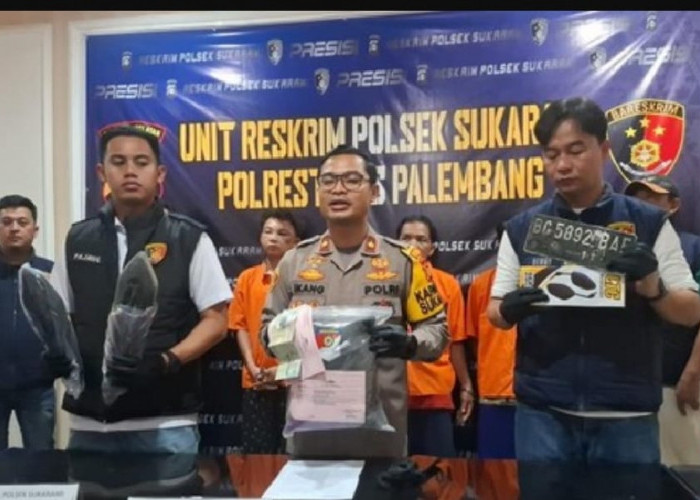 SIGAP! Sindikat Curanmor Modus Patah Setang Meresahkan Warga Palembang, Kini Sudah Diringkus Polisi