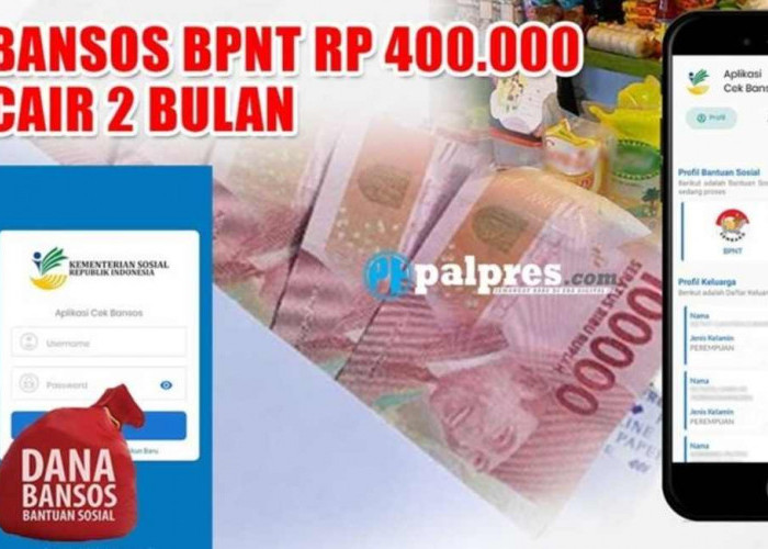 INFO RESMI! Bansos BPNT Sembako Rp400.000 Mulai Cair Ke Bank dan Daerah Ini