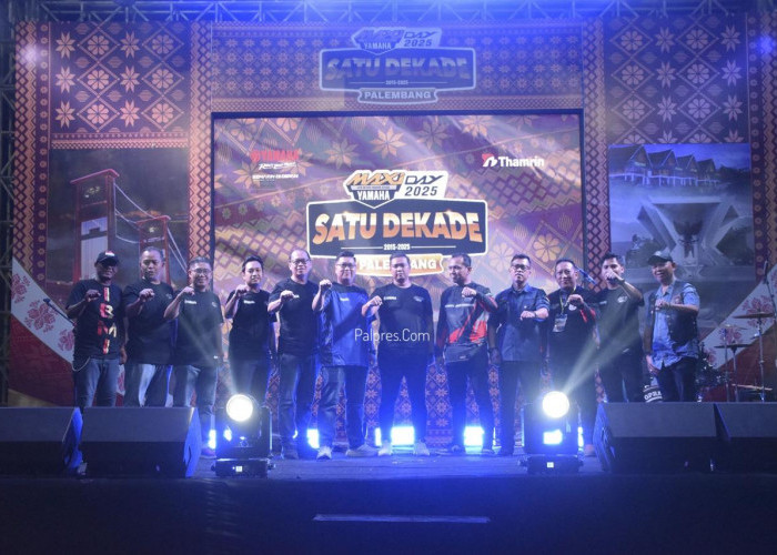 Maxi Day 2025 Palembang, Ratusan Riders Rayakan 1 Dekade Yamaha MAXI Series