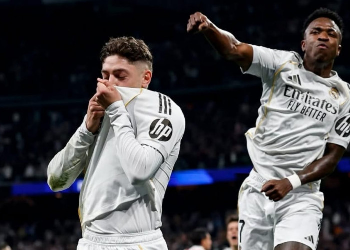 Real Madrid 3-2 Atletico Madrid: Vinicius cetak dua gol Valverde mendapat kartu merah