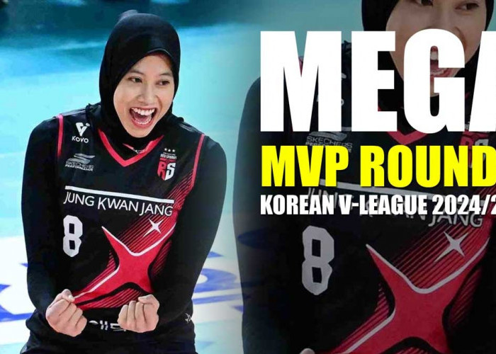 Megawati Raih MVP Round 4 V-League, Kalahkan Kapten Red Sparks