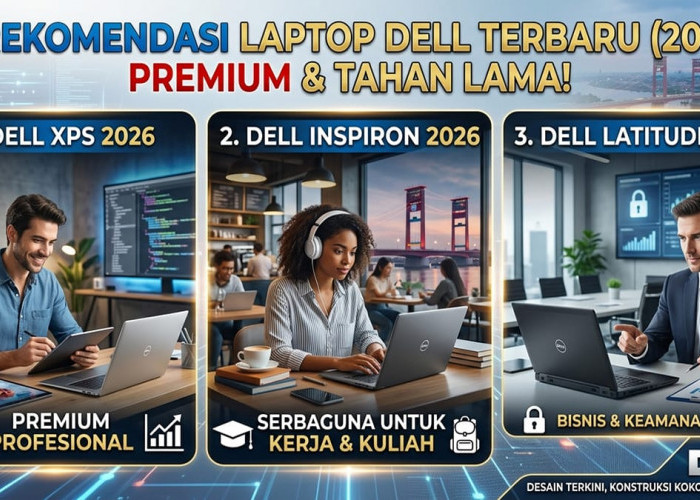 3 Rekomendasi Laptop Dell Terbaru 2026 Mulai dari Seri XPS, Inspiron, hingga Latitude