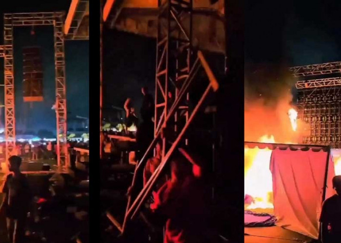 Uang Honor Dibawa Kabur Konser Dibanten Berakhir Ricuh, Sound System Ratusan Juta Habis Dibakar Penonton