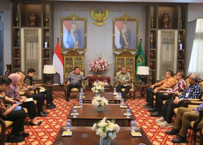 Sambut Kakanwil BPJS Ketenagakerjaan Baru, Gubernur Herman Deru Tekankan Pentingnya Literasi Jaminan Sosial