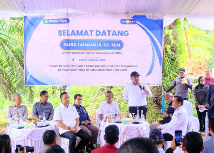Didepan Menteri ESDM, Gubernur Sumsel Puji Bupati Muba Karena Bisa Lakukan Ini? 
