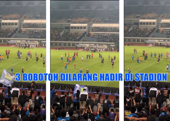 3 Bobotoh Dapat Hukuman Dilarang Masuk Stadion di Seluruh Indonesia selama 5 Tahun