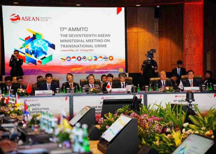 Mantap! Pertemuan AMMTC ke-17, Gerbang Polri dan ASEAN Jaga Kawasan dari Kejahatan Transnasional