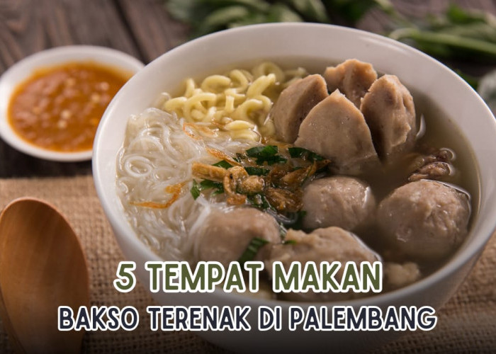 5 Tempat Makan Bakso Paling Enak di Palembang, Banyak Daging Dijamin Maknyus Deh!