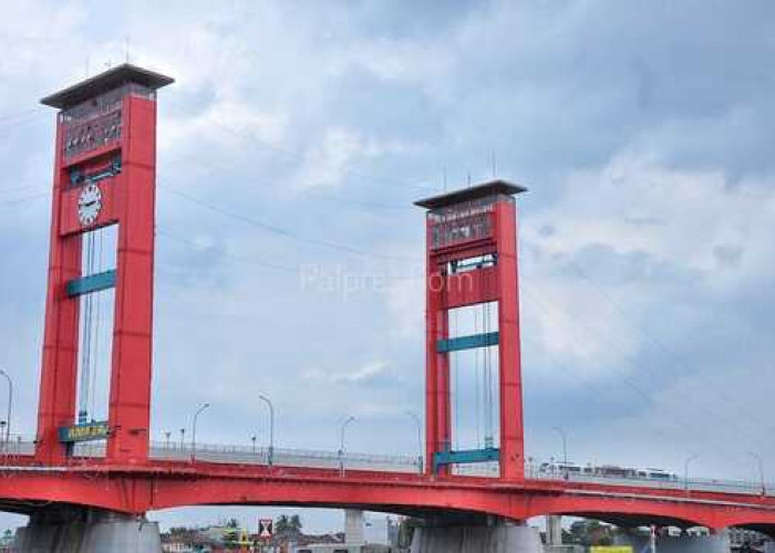 Lift Jembatan Ampera Mulai Dipasang, Desember Uji Coba, Ubah 1 Lubang Paku Rusak Landmark Palembang