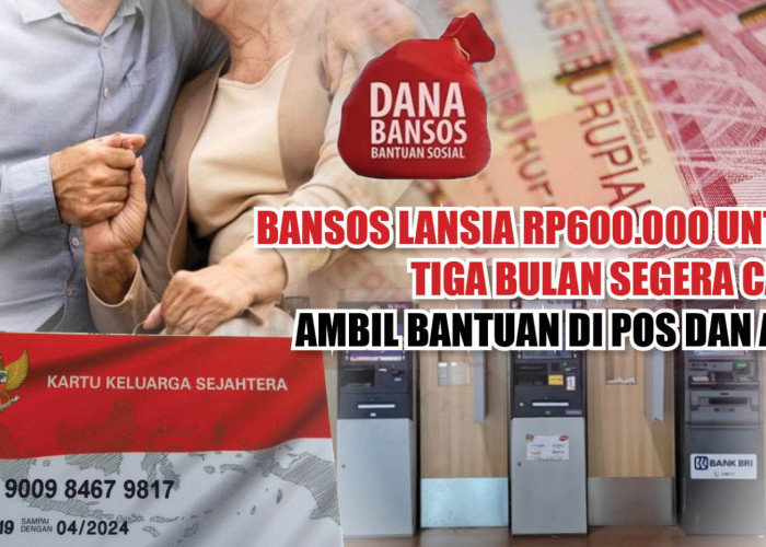 Bansos Lansia Rp600.000 untuk Tiga Bulan Segera Cair, Ambil Bantuan di Pos dan ATM