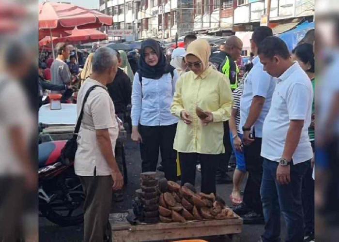 Sambangi Lubuklinggau, Cawagub Sumsel Anita Dorong Penataan Pasar Inpres