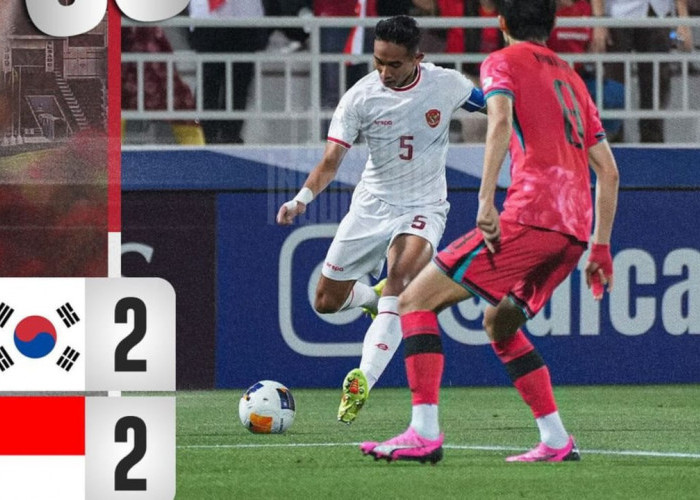 Ditahan Imbang 2-2 oleh 10 Orang Pemain Korea Selatan U23, Timnas Indonesia U23 Mainkan Babak Tambahan