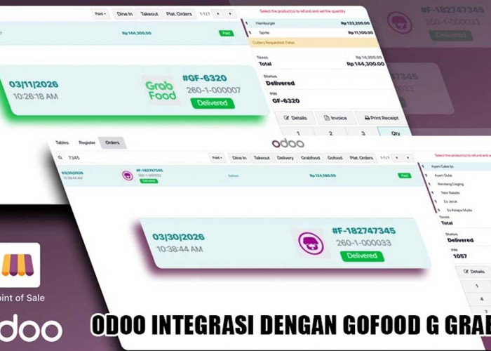 Hadirkan Efisiensi Tinggi, Odoo Integrasikan Sistem ERP dengan GrabFood dan GoFood untuk Bisnis F&B Indonesia