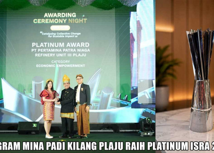 Sulap Lahan Rawa Jadi Sumber Cuan, Program Mina Padi Kilang Plaju Sabet Platinum ISRA 2026