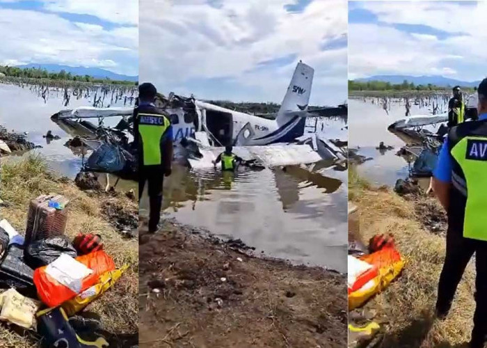 VIRAL! Pesawat SAM Air Jatuh Sebelum Landing, Semua Penumpang Dinyatakan Tewas