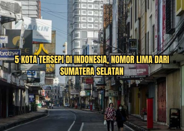 5 Kota Paling Sepi di Indonesia, Salah Satunya dari Sumatera Selatan, Cuma Berpenduduk 234 Jiwa Per Kilometer 