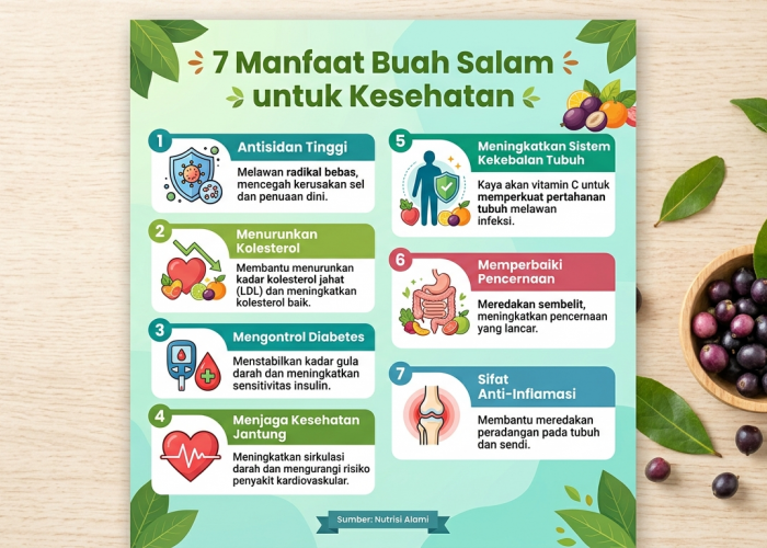 Bukan Cuma Daunnya untuk Bumbu Dapur: Ini 7 Khasiat Luar Biasa Buah Salam Ungu Kehitaman untuk Kesehatan