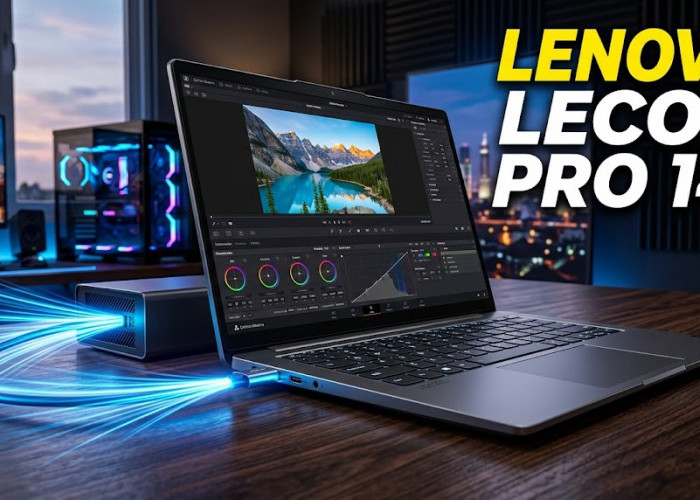 Laptop Tipis Lenovo Lecoo Pro 14, Bawa Port OCuLink Langka yang Bisa Disambung Kartu Grafis Eksternal