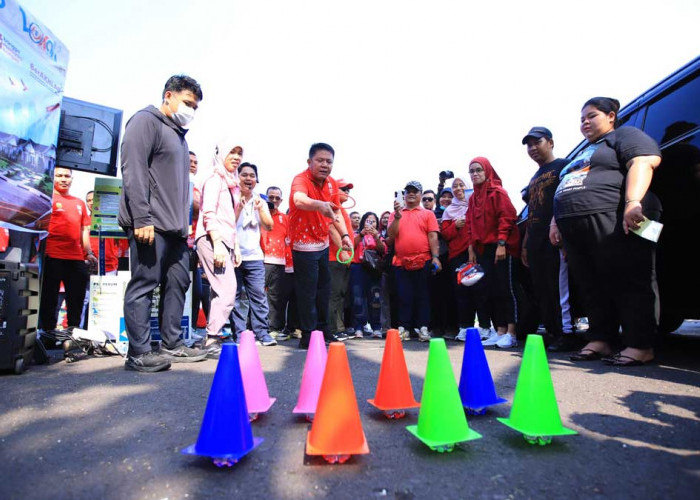 Semarak HUT Ke-81 RI di Palembang: Gubernur Herman Deru & Wagub Cik Ujang Ajak Ribuan ASN Sumsel Tebar Manfaat