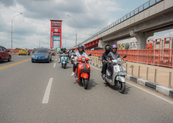 Serunya Keliling Kota Palembang dengan Yamaha Classy, Kunjungi 4 Ikon Bersejarah