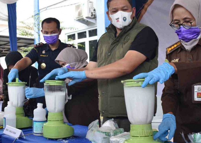 Kurir Sabu Tertangkap di Jalinsum, Barang Bukti Nyaris 5 Kg Dimusnahkan