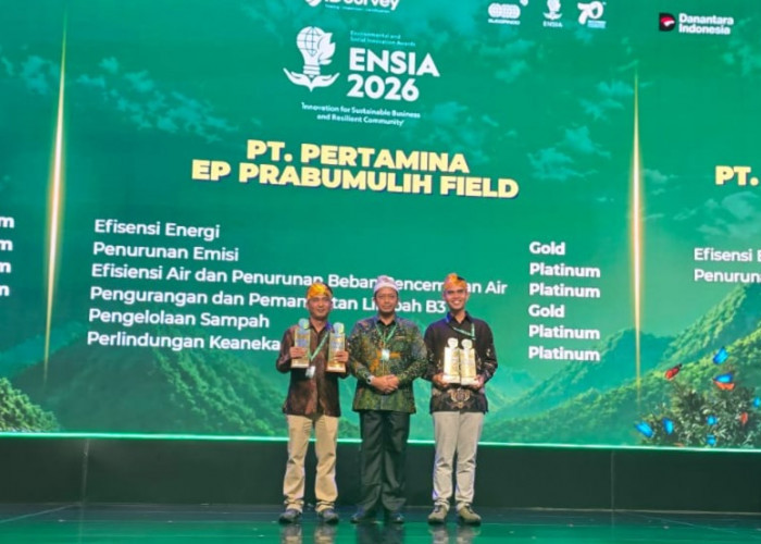 Bikin Bangga! Pertamina EP Prabumulih Borong 6 Penghargaan ENSIA 2026, Inovasi Lingkungan Jadi Sorotan