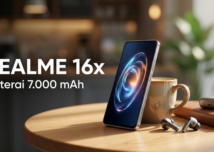 Baterai Raksasa 7.000 mAh dan Layar 144 Hz Super Mulus: Realme 16x Resmi Meluncur Bawa Fitur Bypass Charging