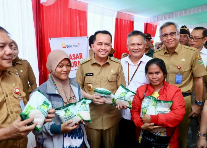 Pj Gubernur Agus Fatoni Launching Gerakan Pengendalian Inflasi Serentak Se-Sumsel, Bantu Masyarakat  
