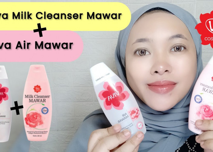 Rangkaian skincare pembersih wajah harian Viva Cosmetics