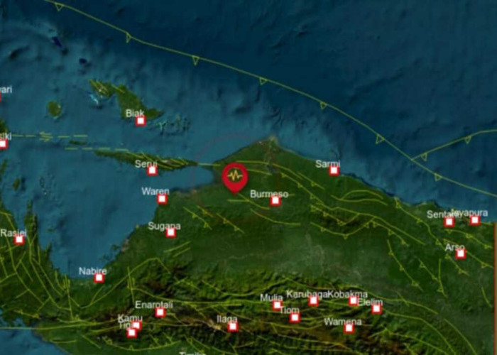 Pagi Ini Papua Diguncang Gempa 4.4 Magnitudo, Cek Update Terkini Stasiun Geofisika Nabire