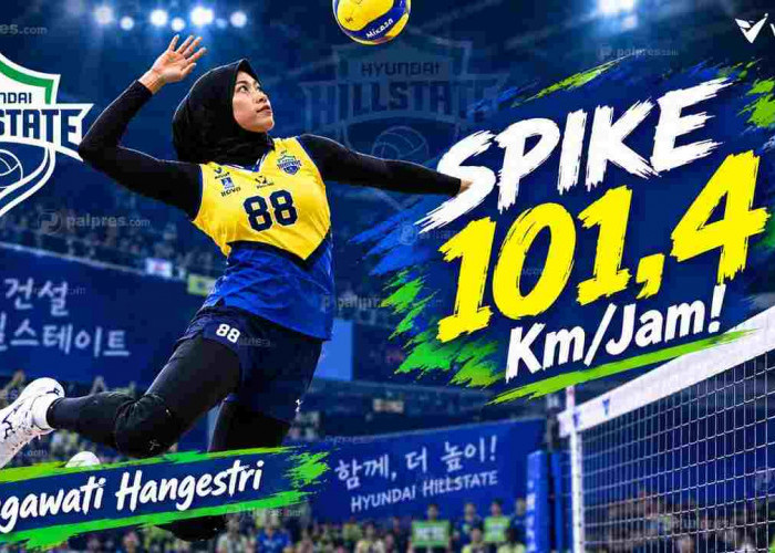 Megawati Hangestri Pamer Spike 101,4 Km/Jam, Secepat Mobil Melaju di Jalan Tol!