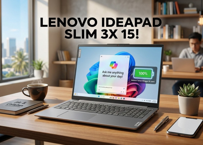 Laptop Lenovo IdeaPad Slim 3x 15 Berbasis Snapdragon Ini Ternyata Punya Satu Kekurangan Fatal, Apa Itu?