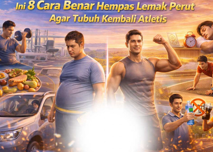 Jangan Asal Diet! Ini 8 Cara Benar Hempas Lemak Perut Pria Agar Tubuh Kembali Atletis
