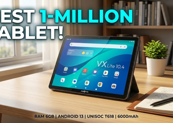 Cuma 1 Jutaan Saja, Tablet Advan Tab VX Lite 10.4 Bawa Layar Luas dan RAM Besar yang Siap Manjakan Pelajar