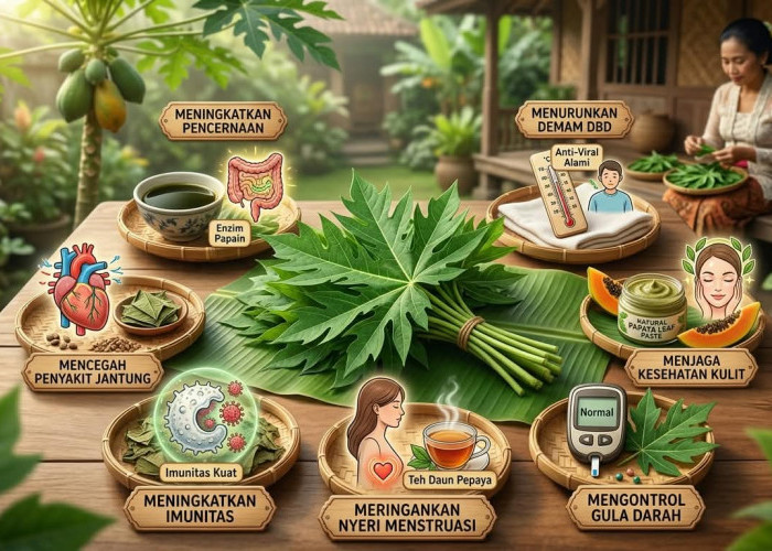 Pahit tapi Berkhasiat! Ini 7 Manfaat Daun Pepaya untuk Kesehatan dan Cara Mengolahnya